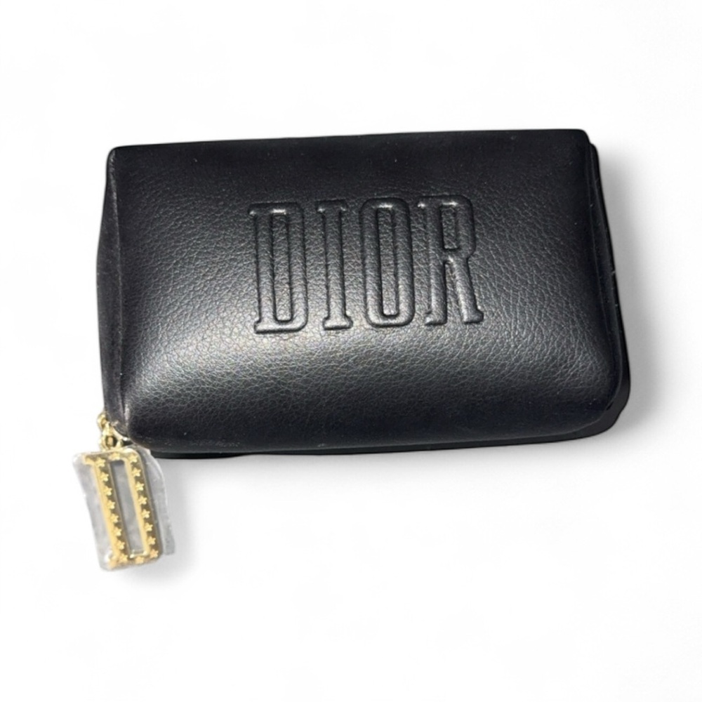 Dior Black Cosmetic Bag with Gold Accents - Picture 3 of 3